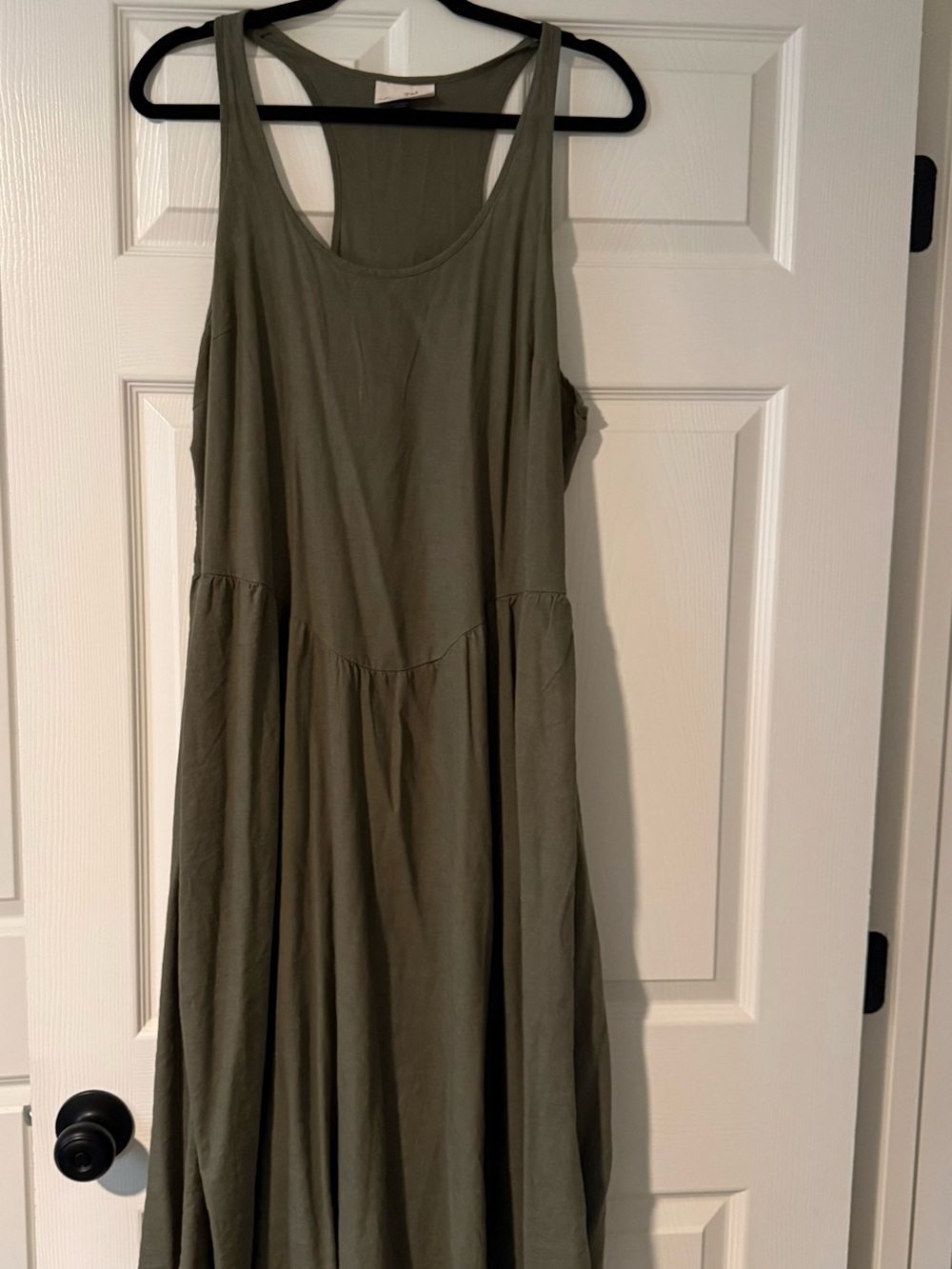 Women’s Olive Green Sleeveless Midi Dress, Universal Thread